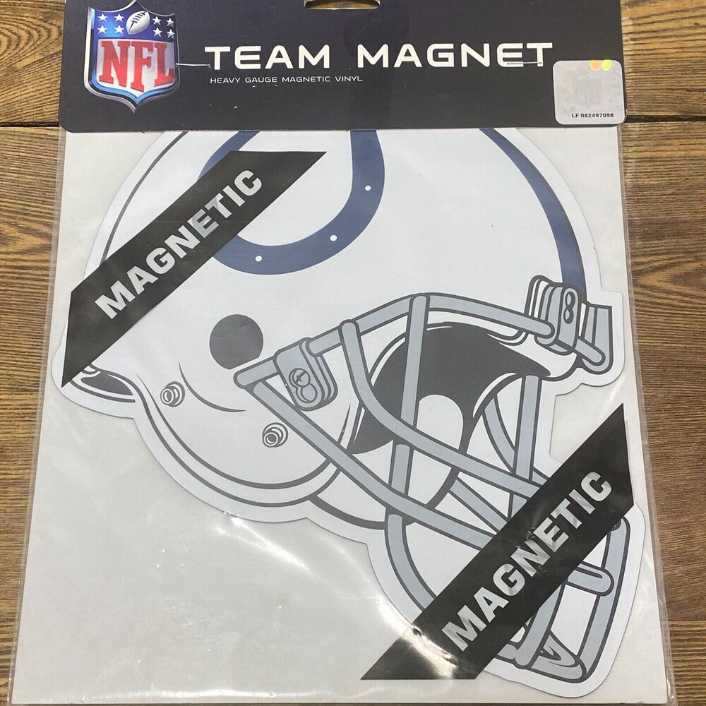 8 Inch NFL Indianapolis Colts Helmet Magnet Logo Fremont Die Car Truck Auto Team